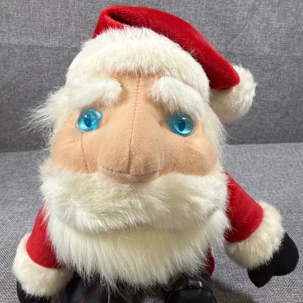VTG Gemmy Santa Animated "Santa Claus Is Coming To Town Light Up Cheeks Untested - Picture 2 of 12
